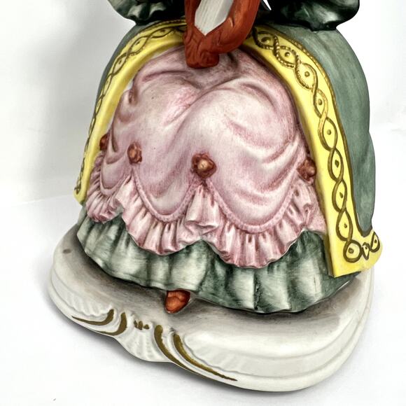 Melody in Motion Madame Lyre Music Figurine Hand Painted Porcelain Decor Collect - Picture 10 of 11
